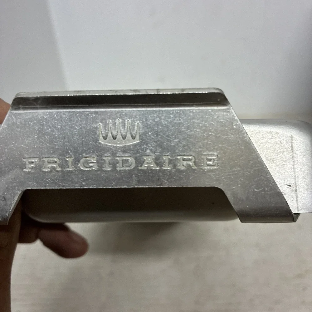 Vintage Aluminum Frigidaire Quickube 20 Ice Cube Tray Silver Tone